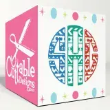 Aztec Print Southwest Round Circle Cuttable Font