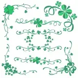 Shamrock Boarders Svg Cuttable Designs
