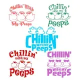 Chillin with my Peeps Cuttable Designs