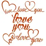Love Hearts Svg Cuttable Designs