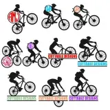 Mountain Bike Svg Cuttable Designs