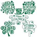 Happy St. Patrick's Day Svg Cuttable Design