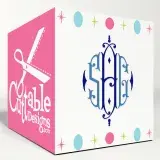 Diamond Monogram Svg Cuttable Designs