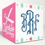 The Charleston Monogram Cuttable Font