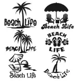 Life's A Beach Svg Cuttable Design