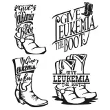Give Leukemia The Boot Cuttable Design