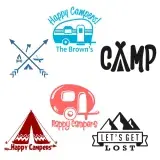 Camping Svg Cuttable Design