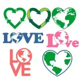 Earth Day Love Svg Cuttable Designs