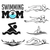Swimming Svg Cuttable Designs