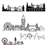 London Pack SVG Cuttable Designs