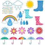 Rain Pack SVG Cuttable Designs