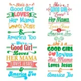 Good Girl SVG Cuttable Design