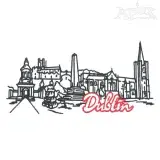 Dublin Ireland City Embroidery Designs