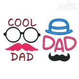 Cool Dad Embroidery Designs
