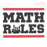 Math Rules Embroidery Designs
