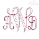 Watkins Bean Embroidery Fonts