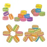 Macaron Cookie SVG Cuttable Designs