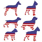 USA American Flag Dog SVG Cuttable Designs