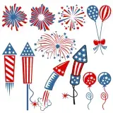Fireworks SVG Cuttable Designs