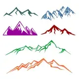 Mountain Pack SVG Cuttable Designs