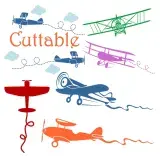 Airplane SVG Cuttable Designs