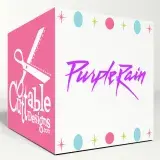 Purple Rain SVG Cuttable Fonts