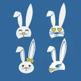 Rabbit Pack SVG Cuttable Designs
