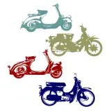 Retro Bikes SVG Cuttable Designs