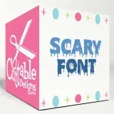 Scary SVG Cuttable Fonts