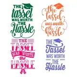 The Tassel Hassle SVG Cuttable Designs