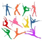 Baton Twirling Twirler SVG Cuttable Designs