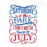 American USA flag Saturday Pack Embroidery Designs