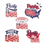 Party USA SVG Cuttable Designs