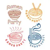 Ramen Pack SVG Cuttable Designs