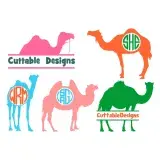 Camel SVG Cuttable Frames
