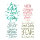 She is Clothed SVG Cuttable Designs