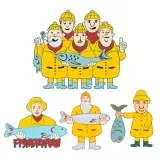 Fisherman SVG Cuttable Designs