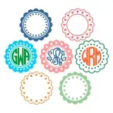 Flowers SVG Cuttable Frames