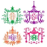 Pagoda SVG Cuttable Frames