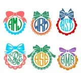 Scallop SVG Cuttable Frames