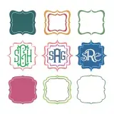 Scallop SVG Cuttable Frames