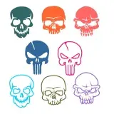 Skull Pack SVG Cuttable Designs