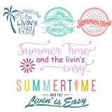 Summer Time SVG Cuttable Designs