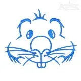 Hamster Embroidery Designs