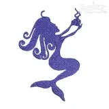 Mermaid Coffee Embroidery Designs