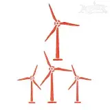 Wind Mill Embroidery Designs