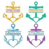 Anchor Split SVG Cuttable Frames