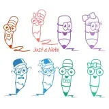 Just A Note SVG Cuttable Designs