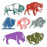 Buffalo Pack SVG Cuttable Designs
