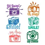 Camera SVG Cuttable Designs